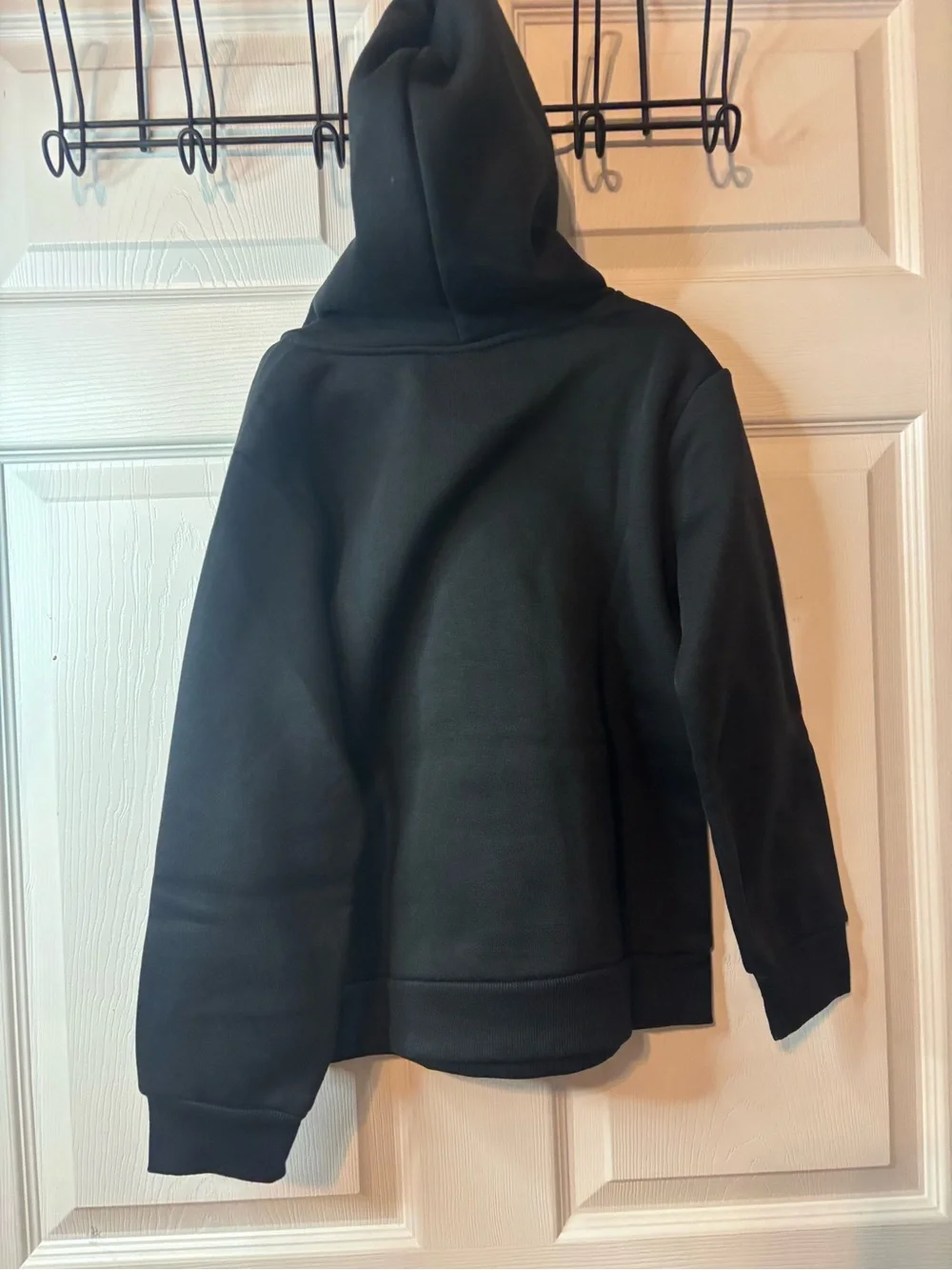 Kids Realtree Black and Camo Hoodie Size 7/8
